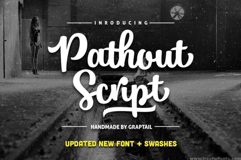 Pathout Script Font Free Download