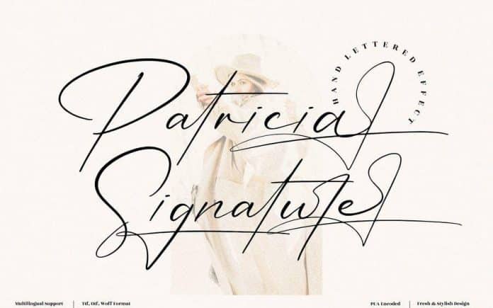 Patricia Signature Font