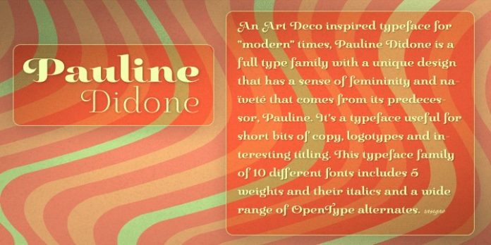 Pauline Didone Font