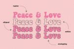 Peace and Love Font
