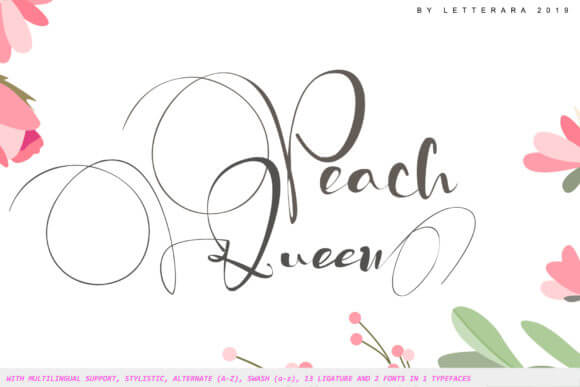 Peach Queen Font