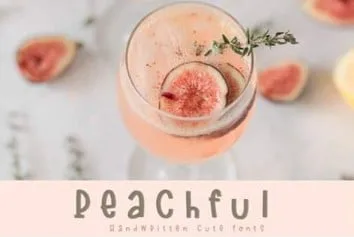 Peachful Font