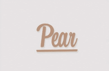 Pear Font