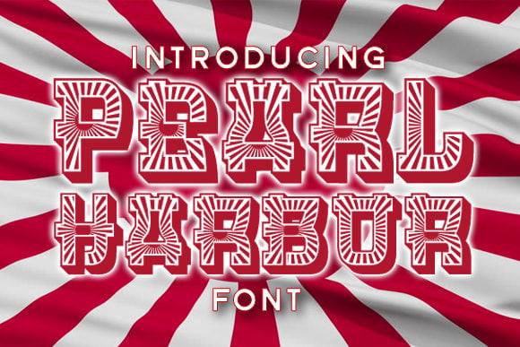 Pearl Harbor Font