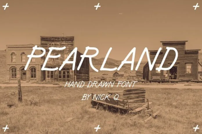 Pearland Hand Drawn Font