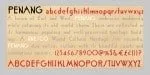 Penang Family Font