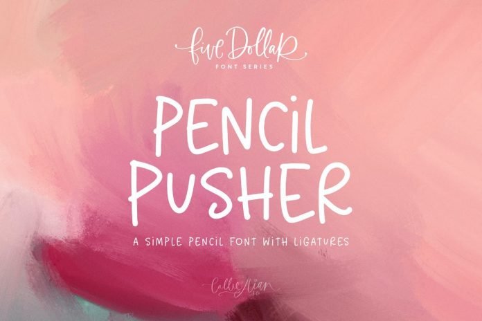 Pencil Pusher Font
