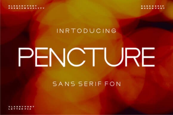 Pencture Font