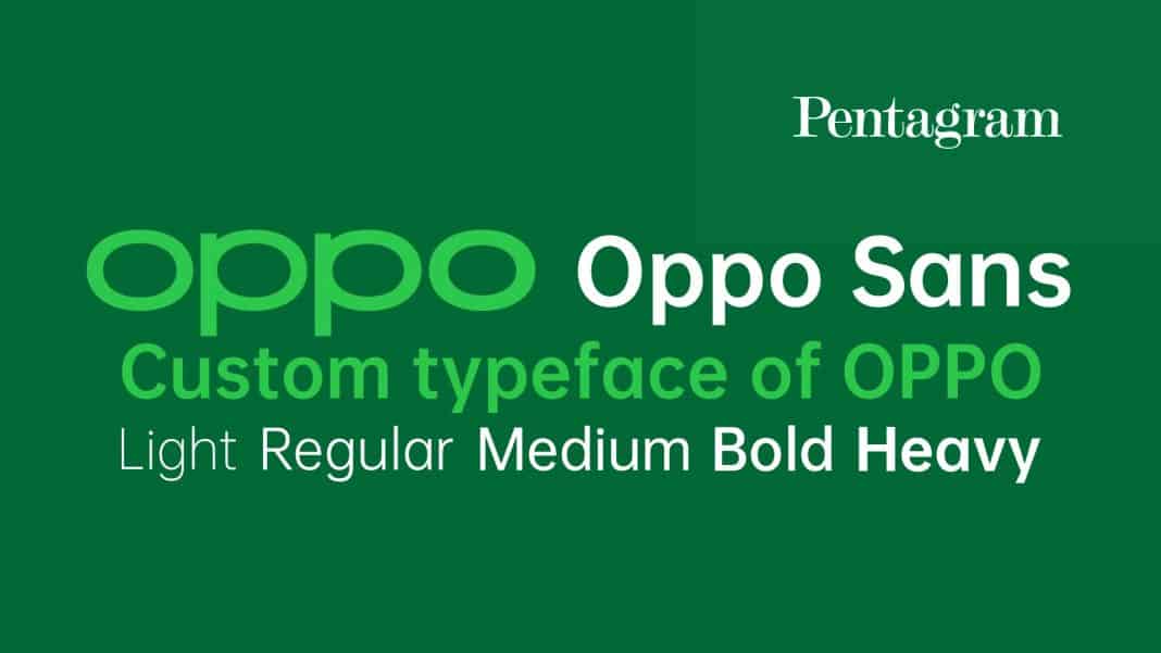 Oppo Sans typeface Font