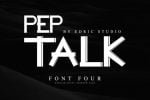 Pep Talk Font