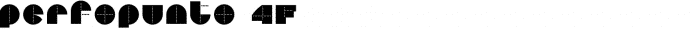 Perfopunto Font