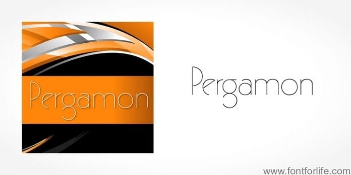 Pergamon Font