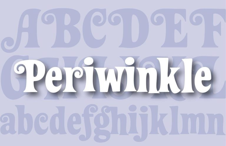 Periwinkle Font Free Download