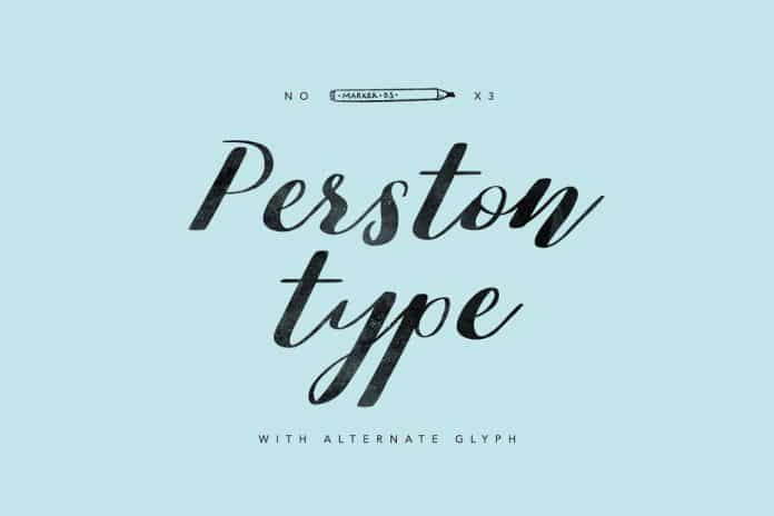 Perston Type Font