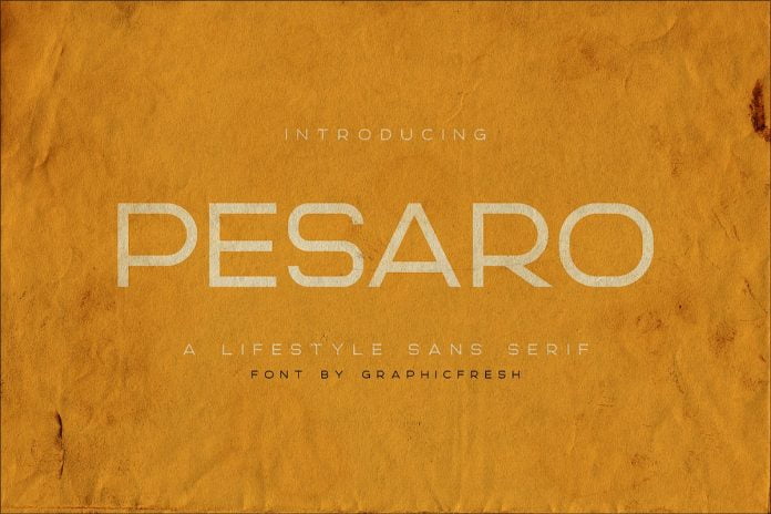 Pesaro A Lifestyle Sans Serif