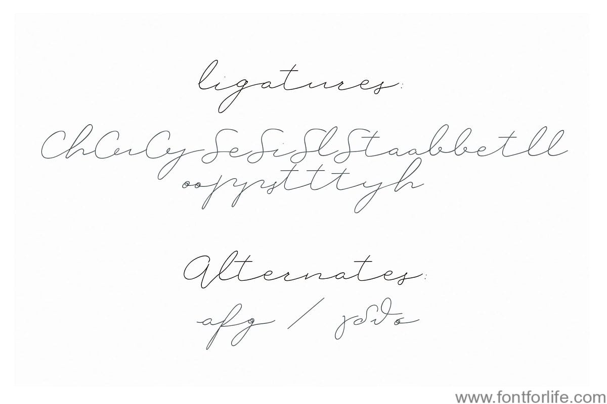 Petit Nuage Signature Font