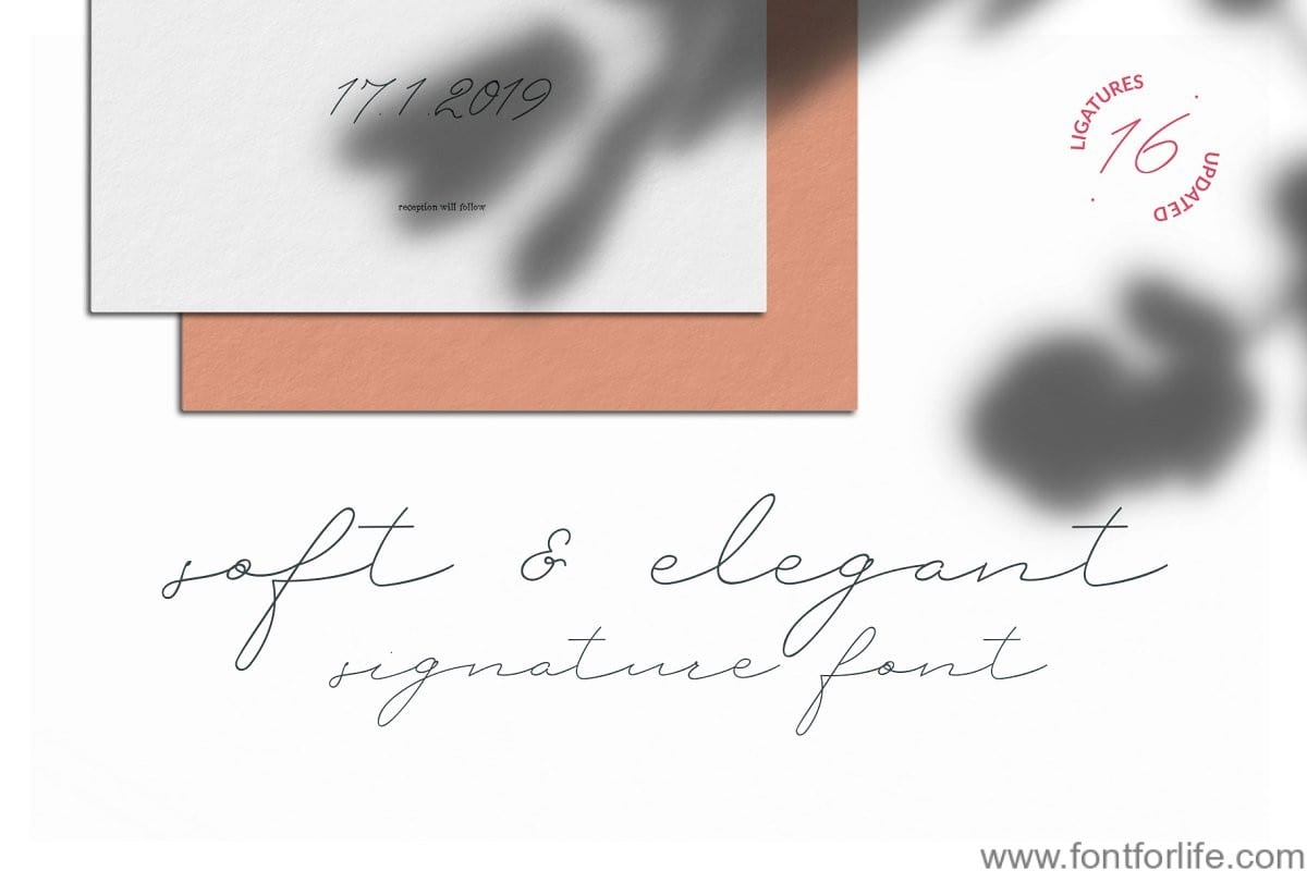 Petit Nuage Signature Font