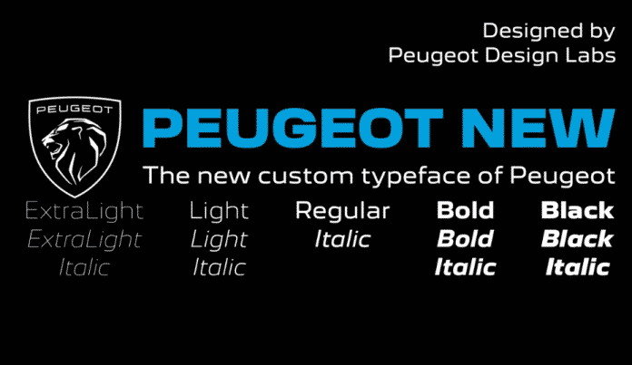 Peugeot New font family