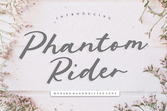 Phantom Rider Font