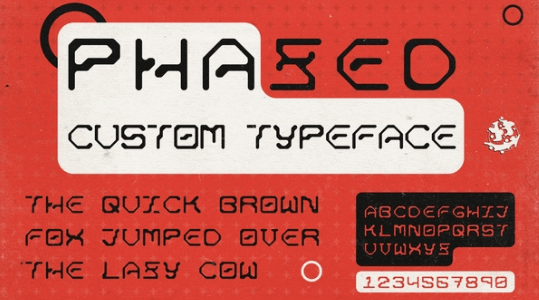 Phazed Font