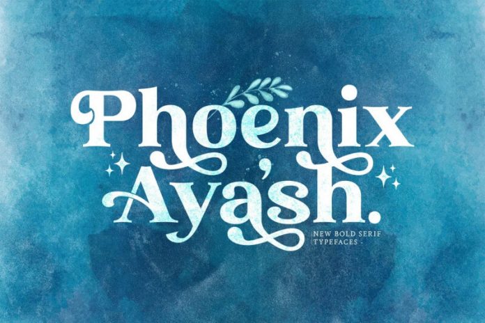 Phoenix Ayash - Bold Serif Font