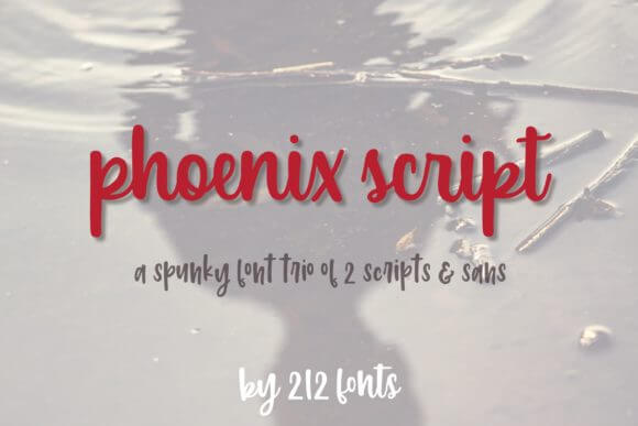 Phoenix Script Trio Font