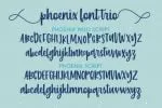 Phoenix Script Trio Font