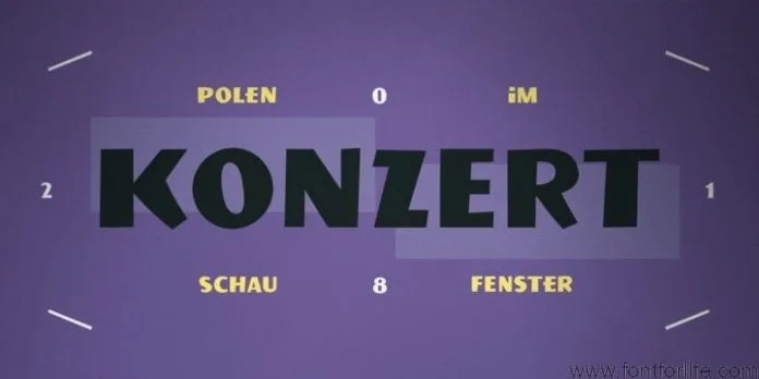 PiS Konzert Font