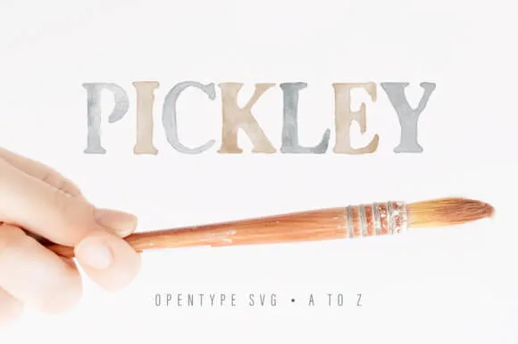 Pickley Font