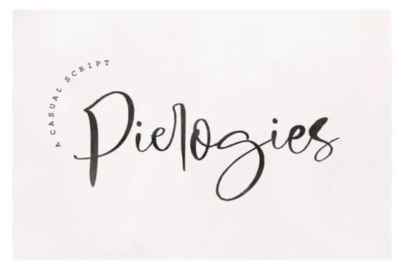 Pierogies Script Font