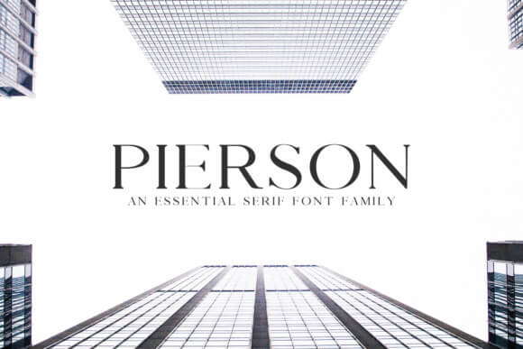 Pierson an Essensial Family Font