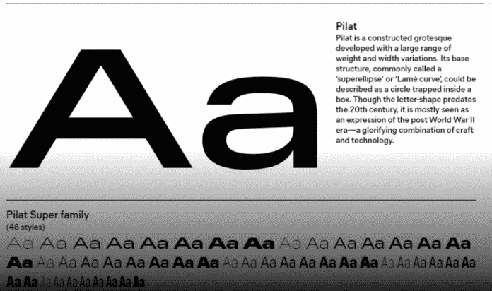 Pilat Font