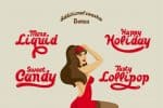 Pin-up Font