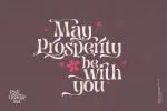 Pink Crestelle - Fancy & Playful Font