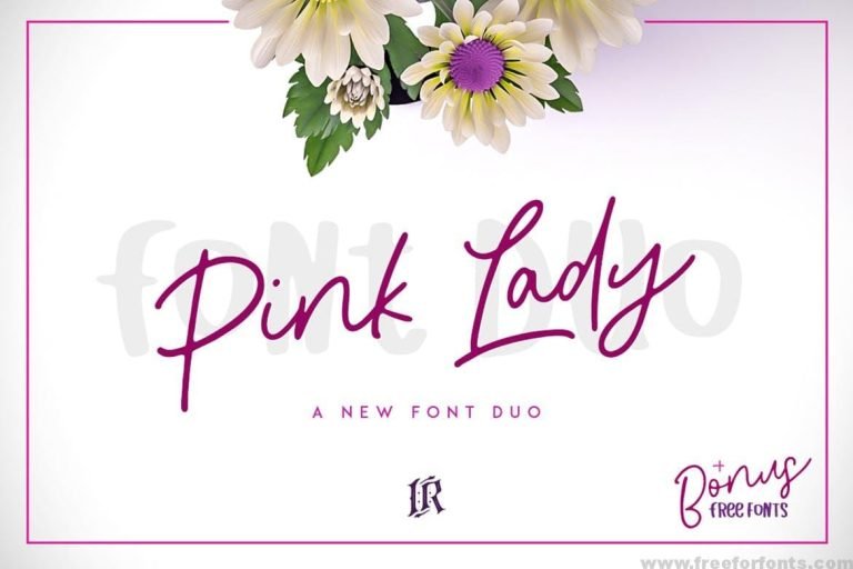 Pink Lady Font Duo Free Download