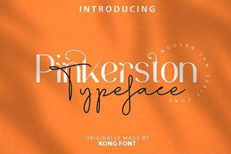 Pinkerston Font