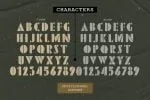 Pinmold - Modern Stencil Font