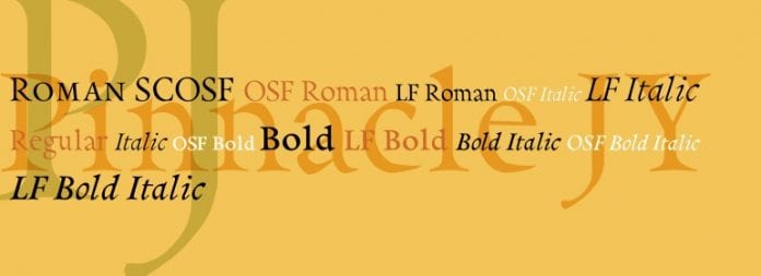 Pinnacle JY Font Family