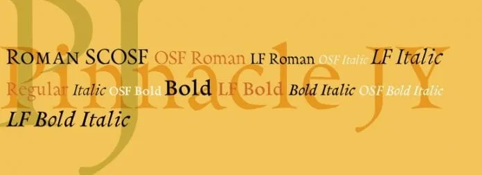 Pinnacle JY Font Family