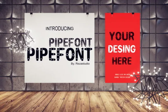 Pipefont Font