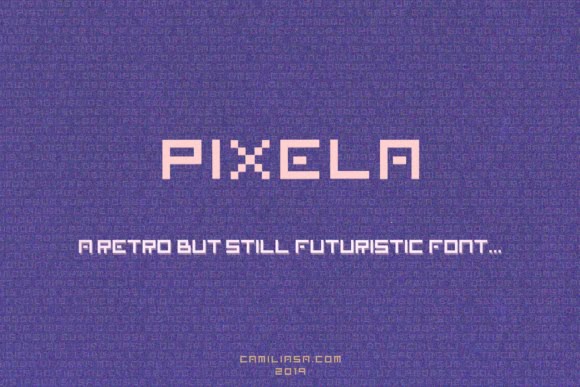 Pixela font