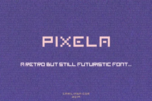 Pixela font