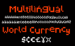 Pixelated Display Font