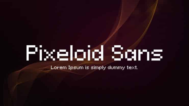 Pixeloid Sans Cyrillic Font