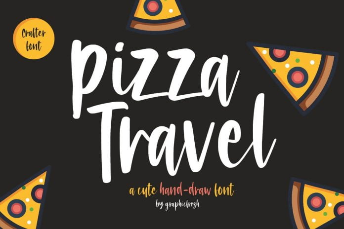 Pizza Travel - Cute Brush Font