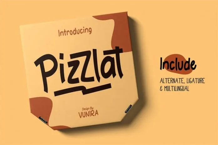 Pizzlat Fancy Font