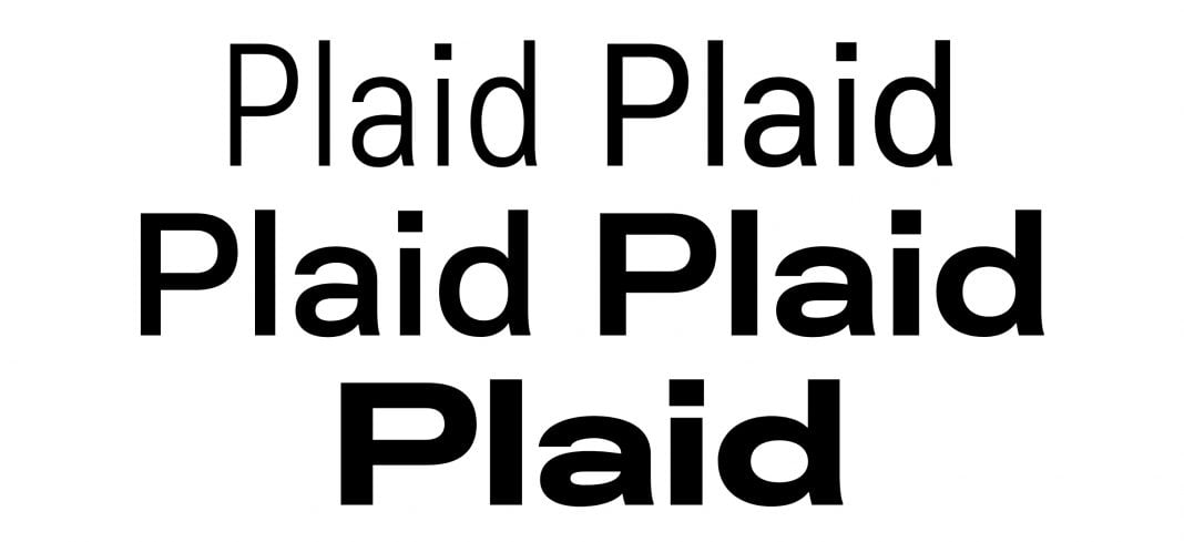 Plaid Font