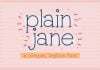 Plain Jane Font