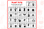 Plant Pots Font