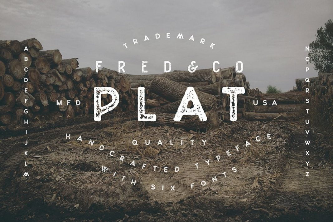 Plat Sans Serif Typeface